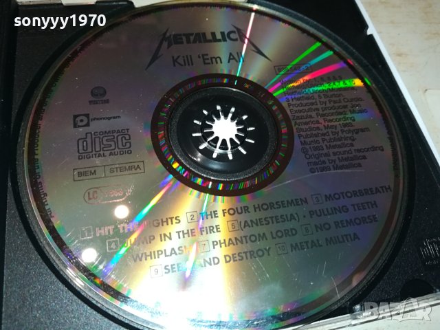 METALLICA CD 3010231729, снимка 5 - CD дискове - 42781722