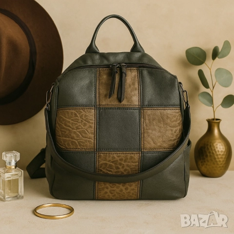 Многофункционална дамска раница-чанта, снимка 5 - Чанти - 51859063