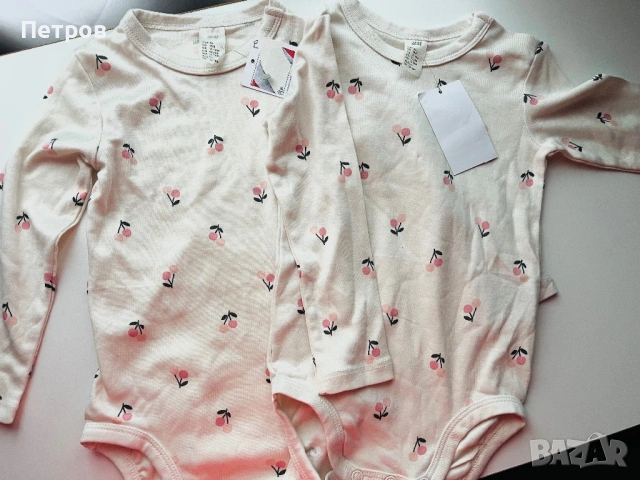 Боди с дълъг ръкав H&M