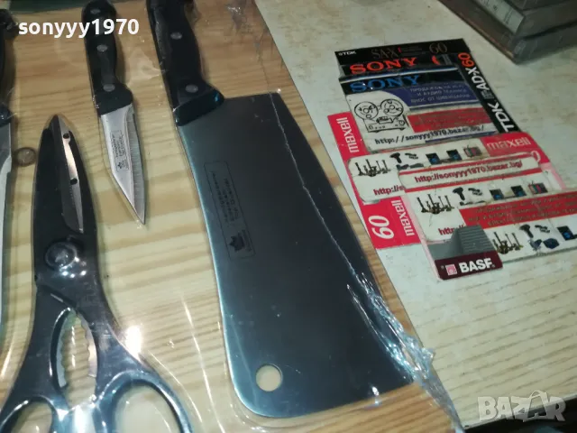 КОМПЛЕКТ НОЖОВЕ С ДЪСКА САТЪР МАСАТ ОТ ГЕРМАНИЯ 2705251118, снимка 9 - Колекции - 50441569