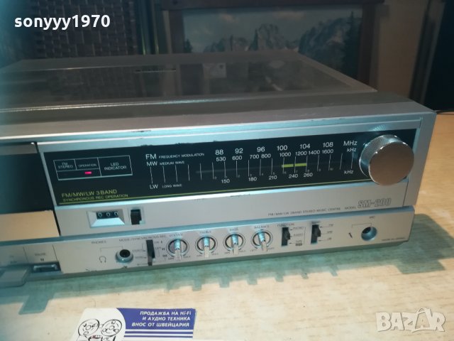 toshiba sm-200 made in japan-внос sweden 0911201734, снимка 4 - Ресийвъри, усилватели, смесителни пултове - 30729848