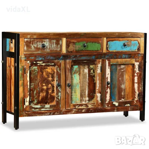 vidaXL Бюфет, регенерирано дърво масив, 120x35x76 cм, снимка 1 - Бюфети - 56146438