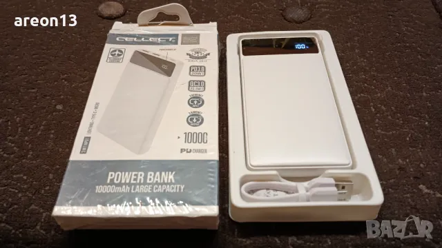 Външна батерия power bank 10 000 mA, снимка 1 - Аудиосистеми - 48680311