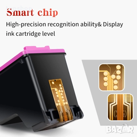 Мастилени касети Foiset 2 черни, 305 XL, резервна част за мастило за принтер HP 305 305XL, ..., снимка 4 - Консумативи за принтери - 52794629