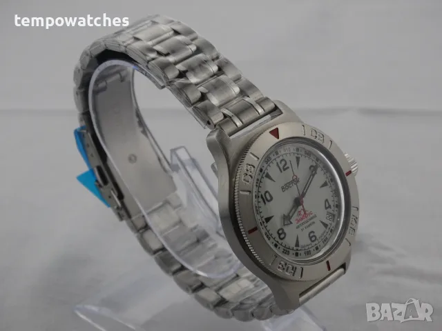 ВОСТОК АМФИБИЯ АВТОМАТИЧЕН-FULL LUME ref: 74090Б “ЕЛЬБРУС”, снимка 15 - Мъжки - 46699457