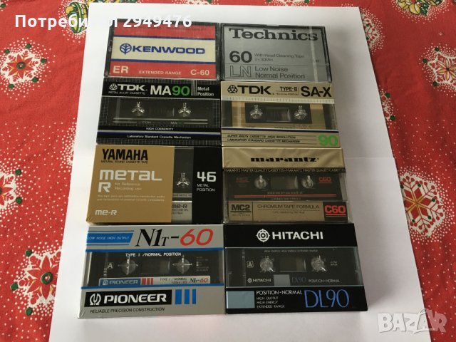 аудио касети-TDK/TEHNICS/YAMAHA