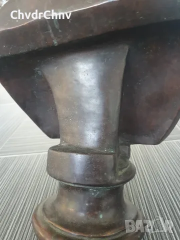 Canova Paris 70см-15кг/голяма бронзова фигура-бюст на Парис/модел Антонио Канова, снимка 15 - Статуетки - 55780335