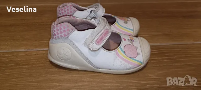 Детски кожени сандали за момиче Biomecanics, снимка 3 - Детски сандали и чехли - 49527987