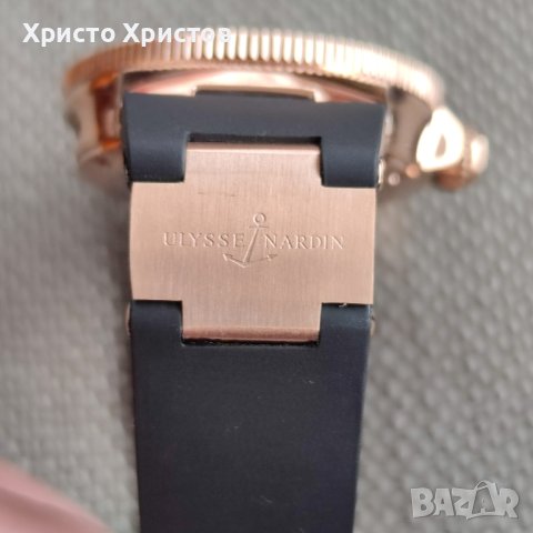Мъжки луксозен часовник Ulysse Nardin Le Locle Suisse Marine Chronometer , снимка 9 - Мъжки - 44225144