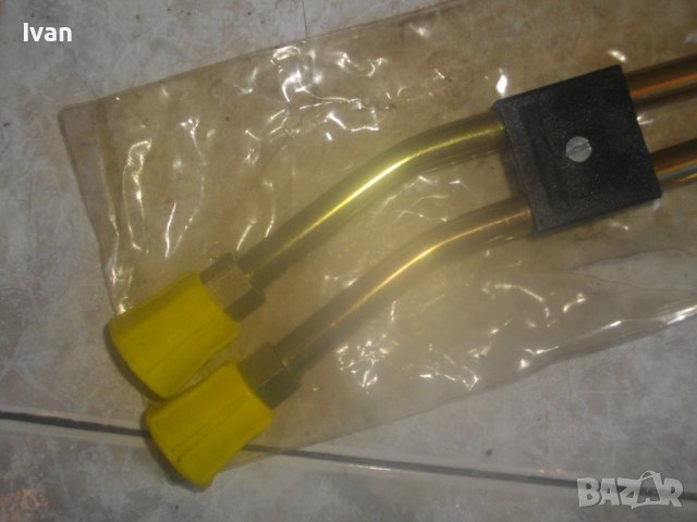 Нова Немска Специализирана Газова Горелка-с 2 Тръби/2 Дюзи-Двураменна-Старо Качество-57 см-WEST GERM, снимка 3 - Други инструменти - 42806594