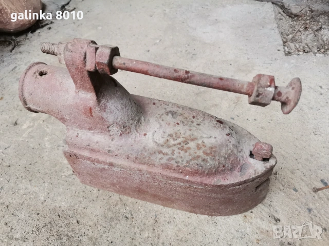 Стара рядка ютия, снимка 4 - Антикварни и старинни предмети - 54269254