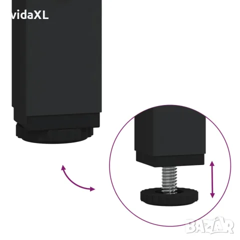 vidaXL Етажерка дъб сонома 100x32x170 см инженерно дърво и желязо, снимка 7 - Етажерки - 56148122