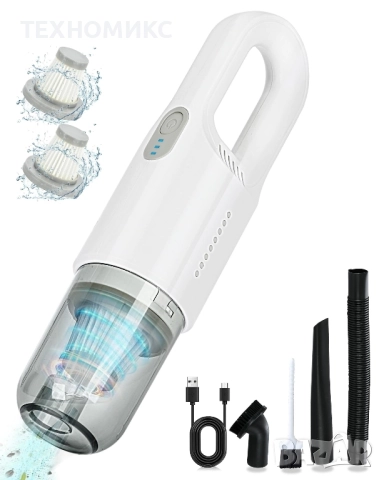 Безжична вертикална прахосмукачка 4 в 1 ,HEPA филтър,Мултифункционална, снимка 12 - Прахосмукачки - 52076171