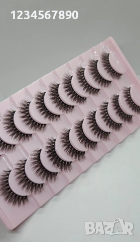 3D Мигли 10 чифта в кутия, снимка 2 - Други - 53900366