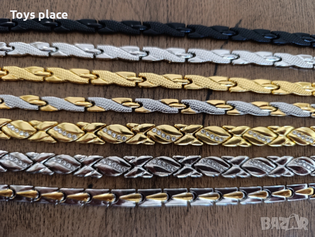 Магнитна гривна за регулиране на кръвното налягане , снимка 2 - Гривни - 52554102