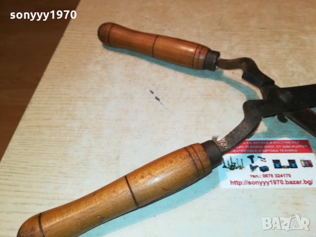 СТАРИ НЕМСКИ НОЖИЦИ-40СМ ВНОС ГЕРМАНИЯ 2109211939, снимка 10 - Антикварни и старинни предмети - 34209865