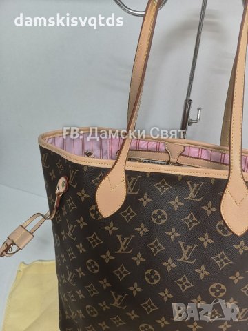Louis Vuitton Neverfull  нова дамска чанта, снимка 2 - Чанти - 22041896
