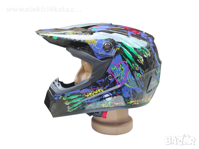 Каска Graffiti Monster, снимка 8 - Аксесоари за велосипеди - 52574710