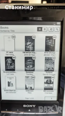 Електронна книга Sony 6", снимка 4 - Електронни четци - 48220722