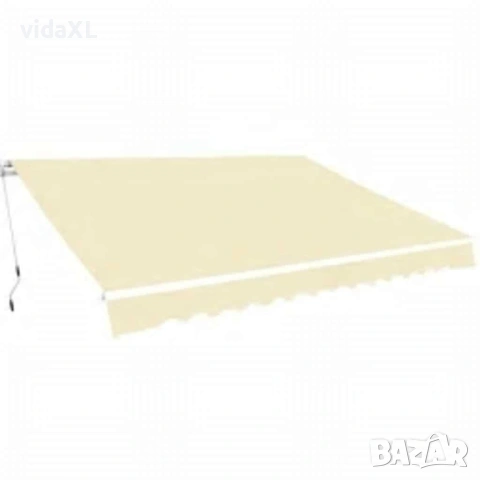 vidaXL Сгъваема тента с ръчно задвижване, 600 см(SKU:276353)