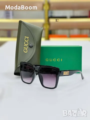 Gucci дамски слънчеви очила с калъф и кутия , снимка 1 - Слънчеви и диоптрични очила - 48122649