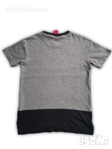 NIKE AIR – Дамска спортна блуза – Сив меланж и черно – Размер XS/S, снимка 2 - Тениски - 53257441