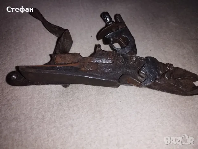 Стар кремъчен механизъм., снимка 2 - Антикварни и старинни предмети - 48179538