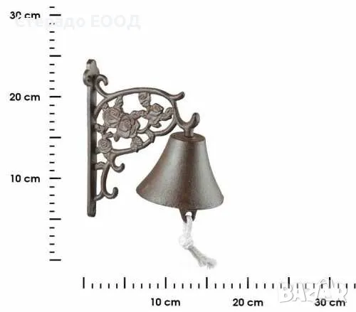 КАМБАНА С РОЗИ, снимка 4 - Декорация за дома - 47694501