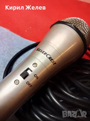 SILVER CREST ПРОФЕСИОНАЛЕН МИКРОФОН За ПЕВЦИ МУЗИКАНТИ и ДРУГИ СЦЕНИЧНИ ИЗПЪЛНИТЕЛИ 47627, снимка 14 - Микрофони - 47708903