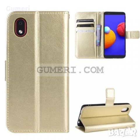Samsung Galaxy M01 Core ( SM-M013F/DS ) Калъф тип тефтер , снимка 4 - Калъфи, кейсове - 30995474