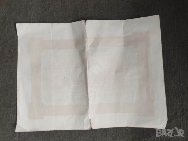 Продавам акция "2500 лева " Българско пиво" 1945 г., снимка 2 - Нумизматика и бонистика - 40612051