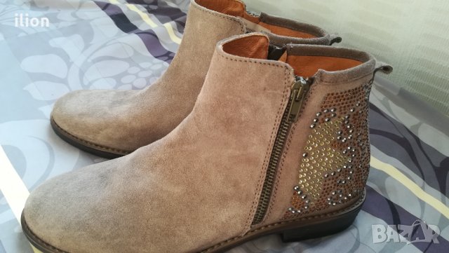 Кожени боти KicKers, снимка 7 - Дамски боти - 34878254