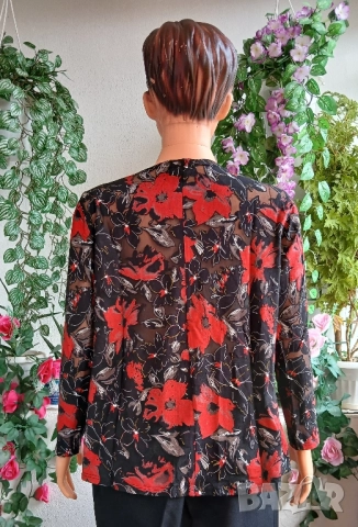 Дамски стилни еластични блузи с дантели., снимка 12 - Блузи с дълъг ръкав и пуловери - 51870911