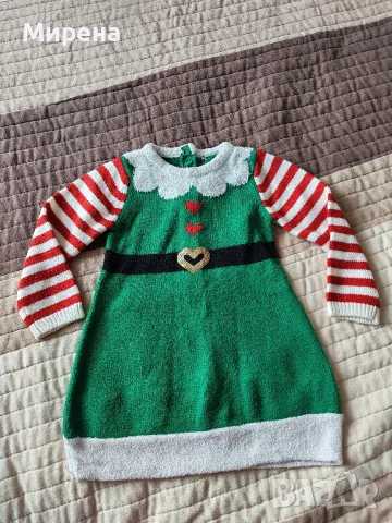 Плетена коледна рокля Primark за 1-2 год. момиче