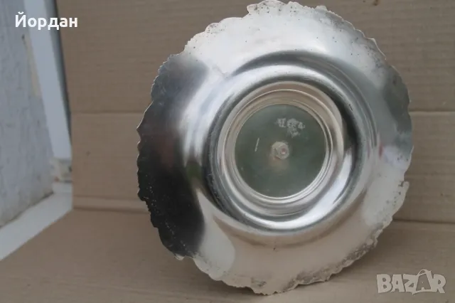 Посребрена фруктиера, снимка 6 - Антикварни и старинни предмети - 49713541