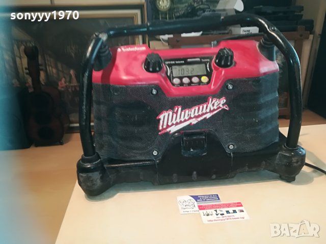 milwaukee-строително радио-внос англия, снимка 3 - Радиокасетофони, транзистори - 30068480