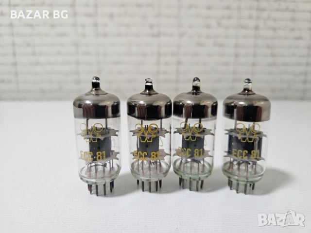 ★ █▬█ █ ▀█▀ ★RFT ECC81 ECC81 – 4 бр., чисто нови и мачнати.