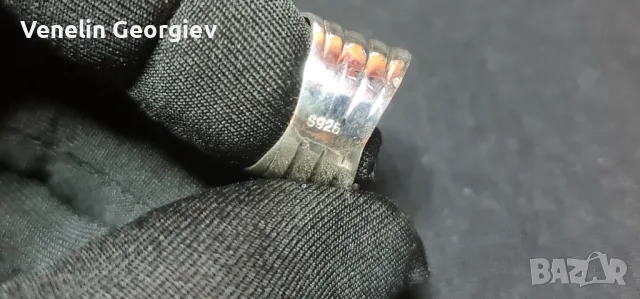 Дамски сребърни пръстени проба 925. Размер: 54-53, снимка 6 - Пръстени - 49829813