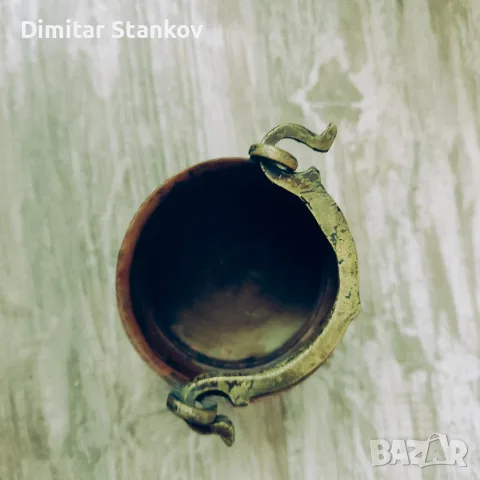Малко медно менче , снимка 8 - Антикварни и старинни предмети - 56417827