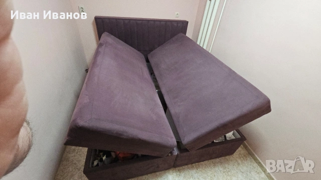 Легло за спалня "Боксспринг", снимка 3 - Спални и легла - 54172470