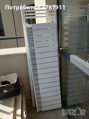 Продавам чисто нов алуминиев радиатор Елеганс -17 ребра.