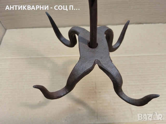 Стар Кован Ченгел За Дране На Животни / НОМЕР 626., снимка 6 - Антикварни и старинни предмети - 53275261