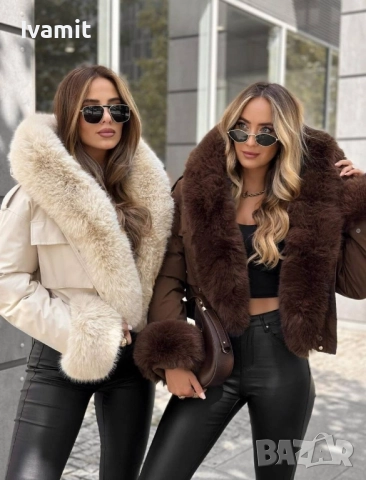 яке с пух , снимка 2 - Якета - 52238634