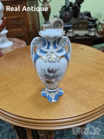 Страхотна рядка антикварна колекционерска порцеланова вазичка Royal Dux , снимка 1