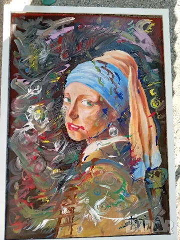 Картина,взаимствана от известна творба, снимка 5 - Картини - 16404636