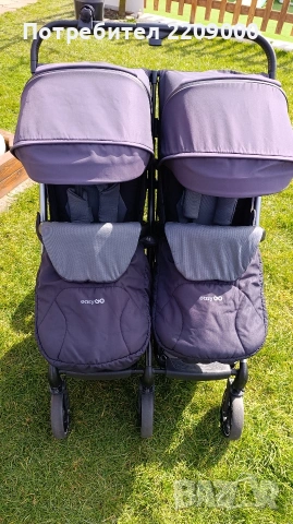 количка за близнаци Easy Go Echo, снимка 10 - Детски колички - 53935276
