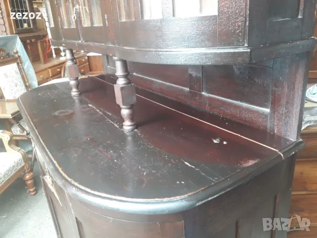 Шкаф-антикварен-№135, снимка 6 - Шкафове - 49436374