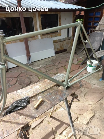 продавам ретро рамка с вилка и чашки 55размер puch, снимка 3 - Части за велосипеди - 50605758