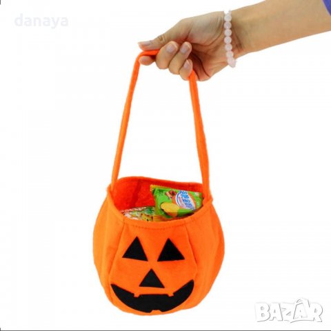 3098 Хелоуин чанта за лакомства Тиквен фенер, снимка 2 - Други - 38086595