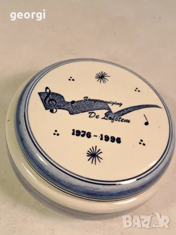 холандска порцеланова бижутерка  Delft  19/5, снимка 3 - Колекции - 49266607